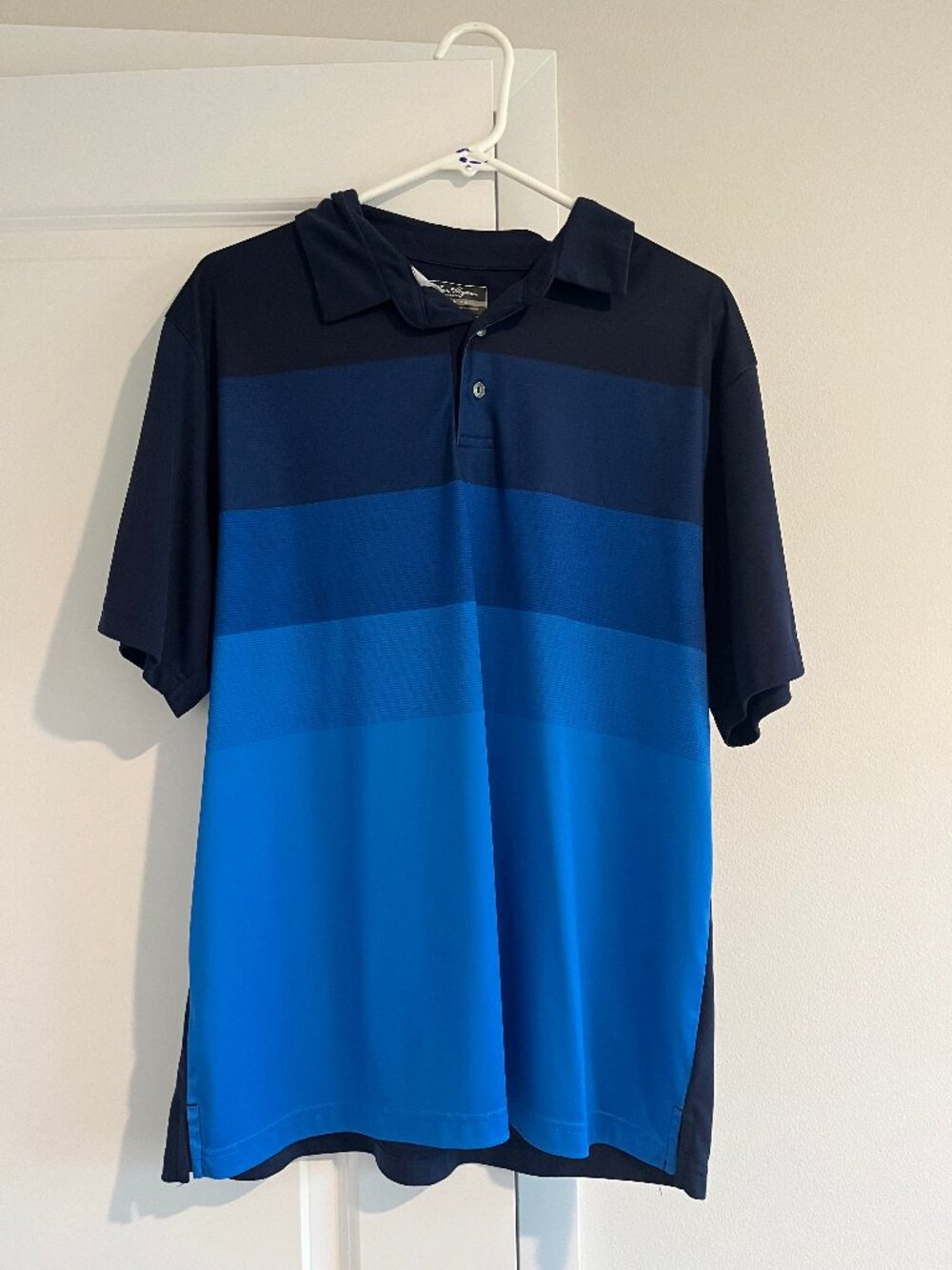 Men's Ben Hogan Performance Polo Navy and Blue Size Large